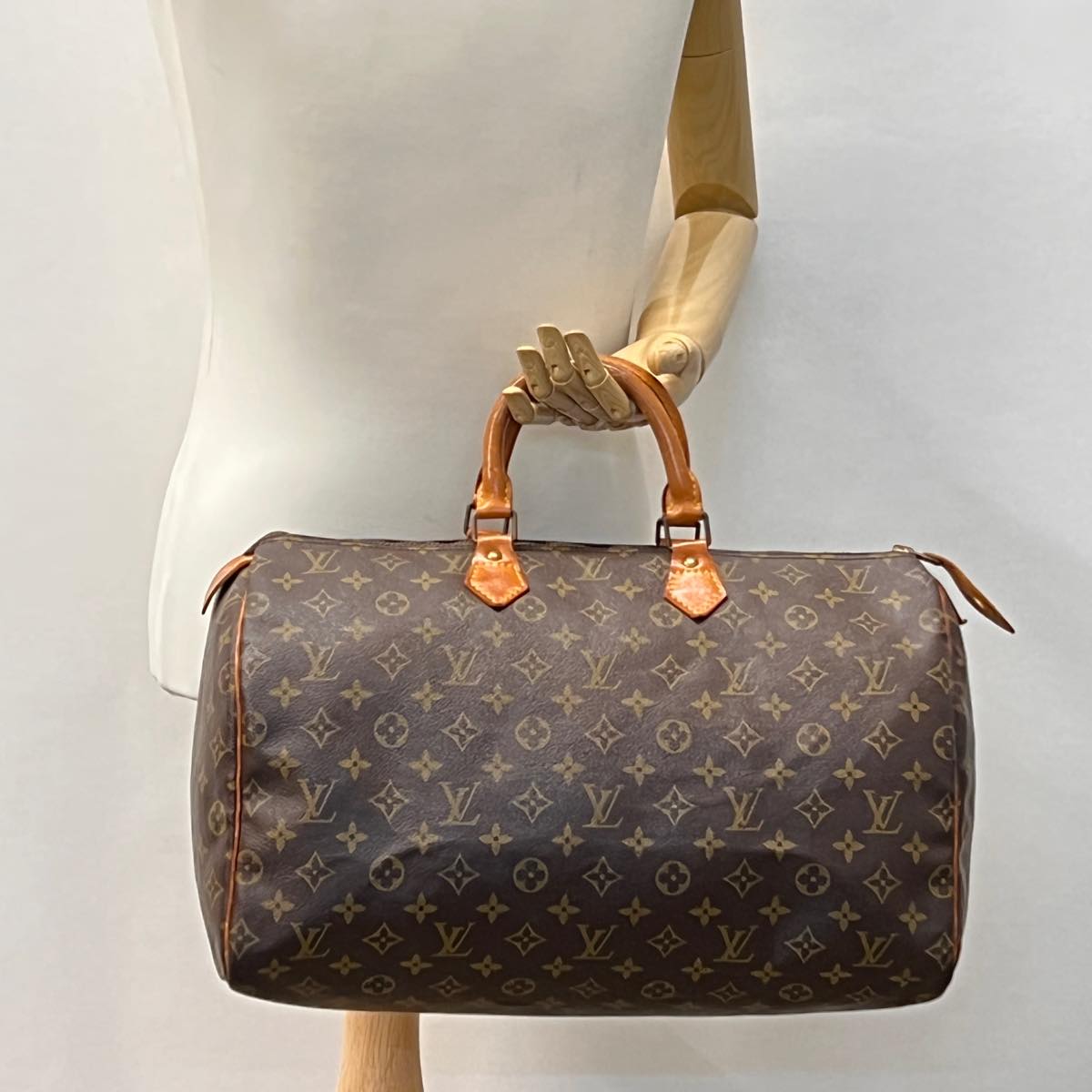 LOUIS VUITTON Monogram Speedy 40 Hand Bag M41522 LV rz516