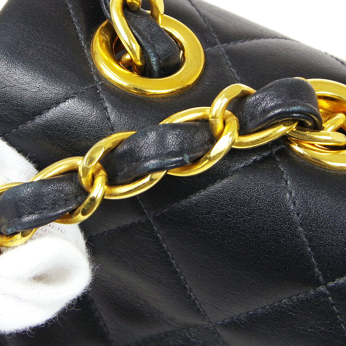 CHANEL 1994-1996 Classic Flap Maxi Black Lambskin 80517