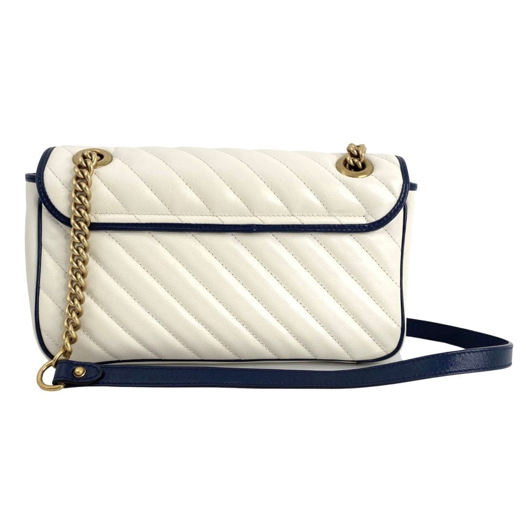 Luxury Gucci Small GG Torchon Marmont Crossbody Bag