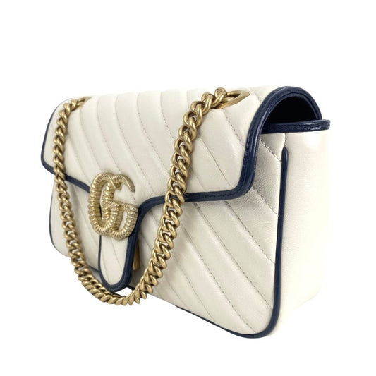 Luxury Gucci Small GG Torchon Marmont Crossbody Bag