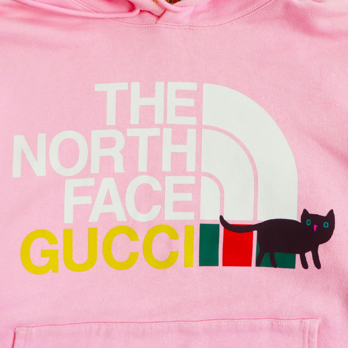 Luxury Gucci Trending 2025 x The North Face Logo Hoodie Pink M
