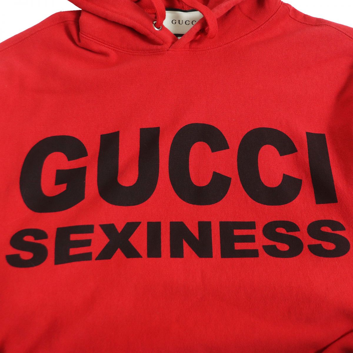 Luxury Gucci Trending 2025 SEXYNESS 569828 Cotton Hoodie Red S