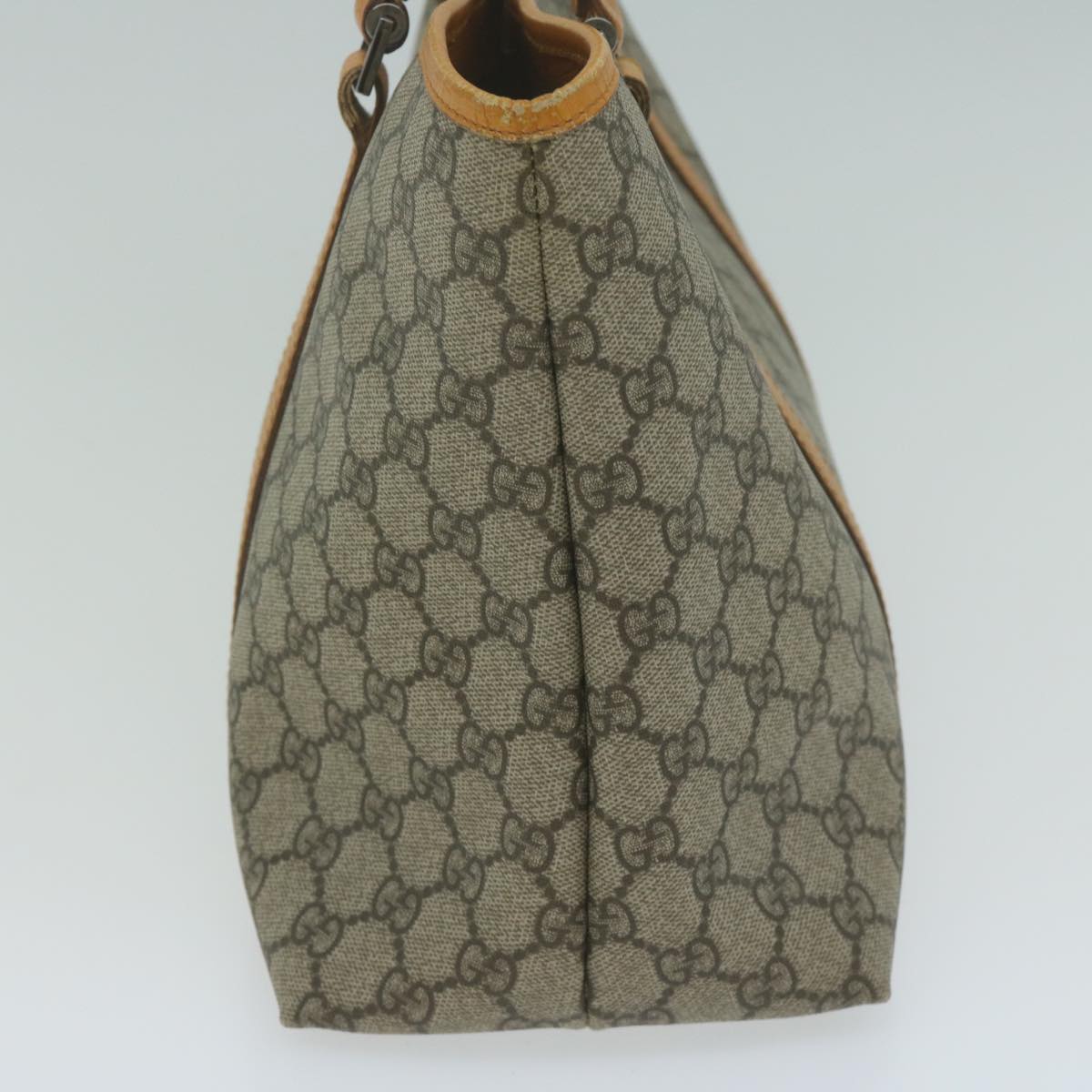 GUCCI GG Canvas Tote Bag PVC Beige 114595 tb1008