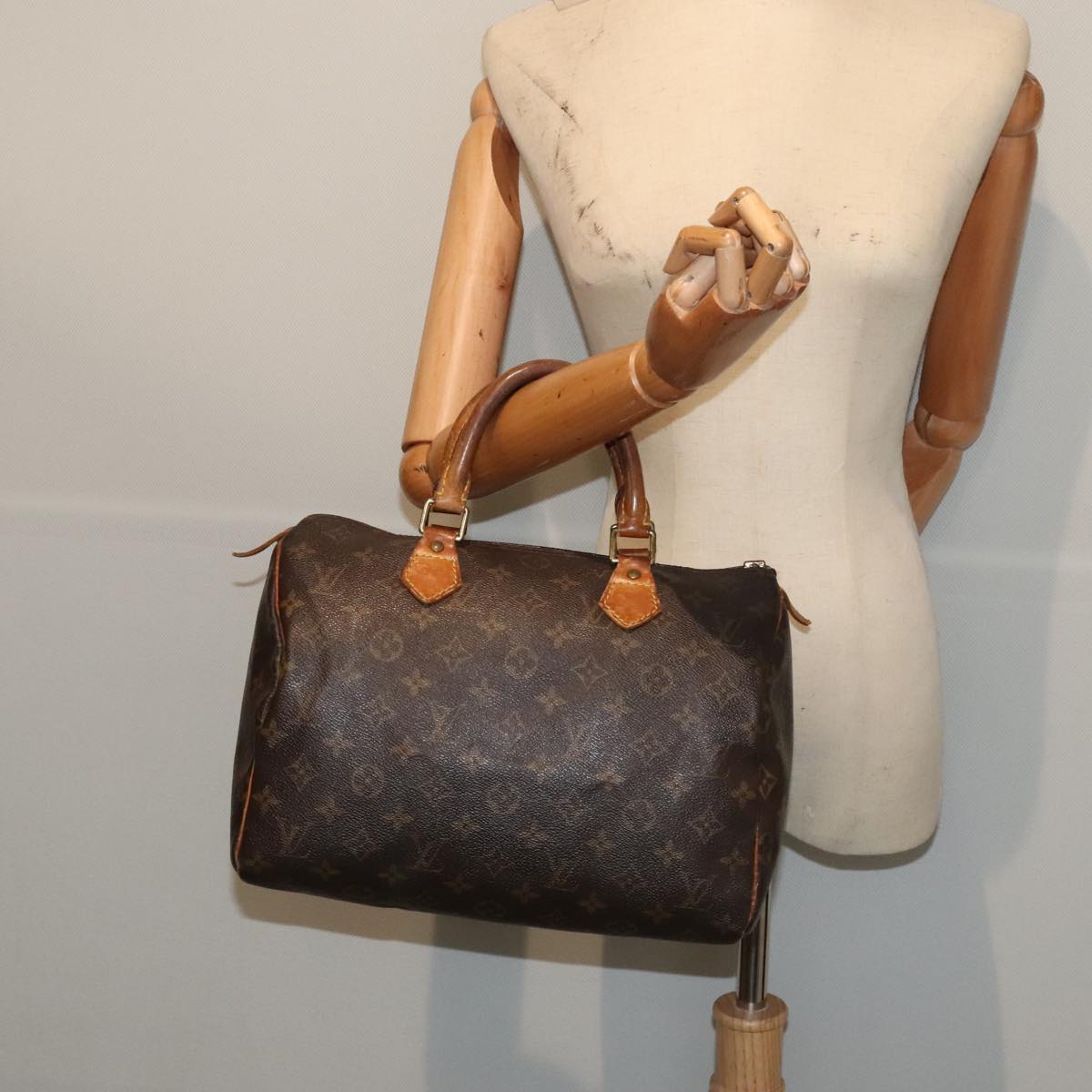 LOUIS VUITTON Monogram Speedy 30 Hand Bag M41526 LV tb1120