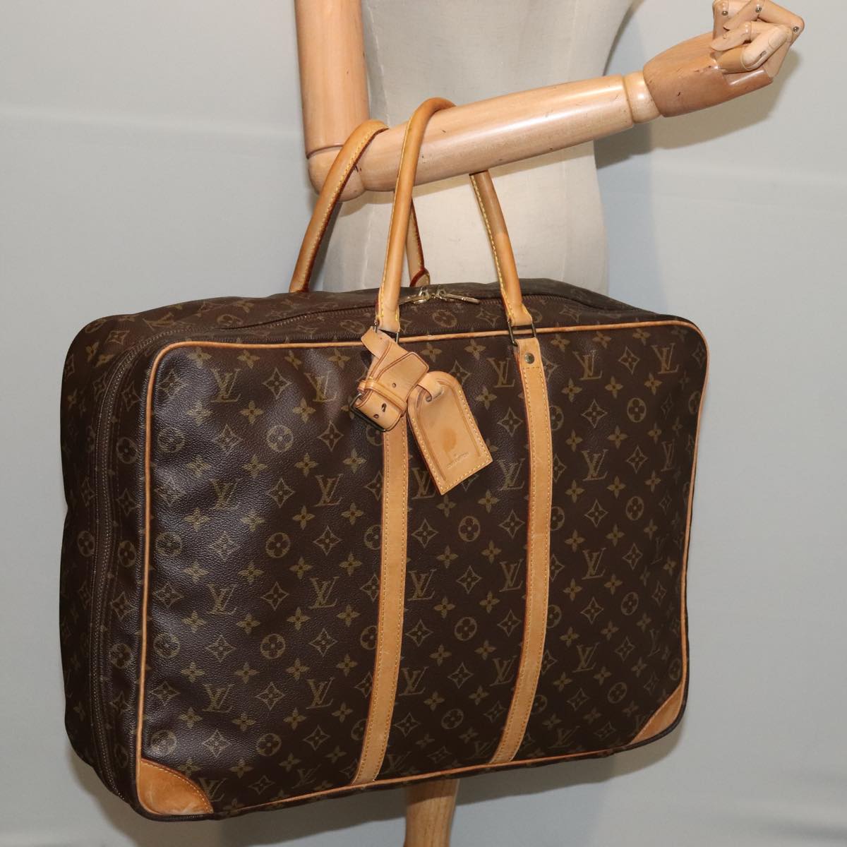 LOUIS VUITTON Monogram Sirius 50 Boston Bag M41406 LV tb1150