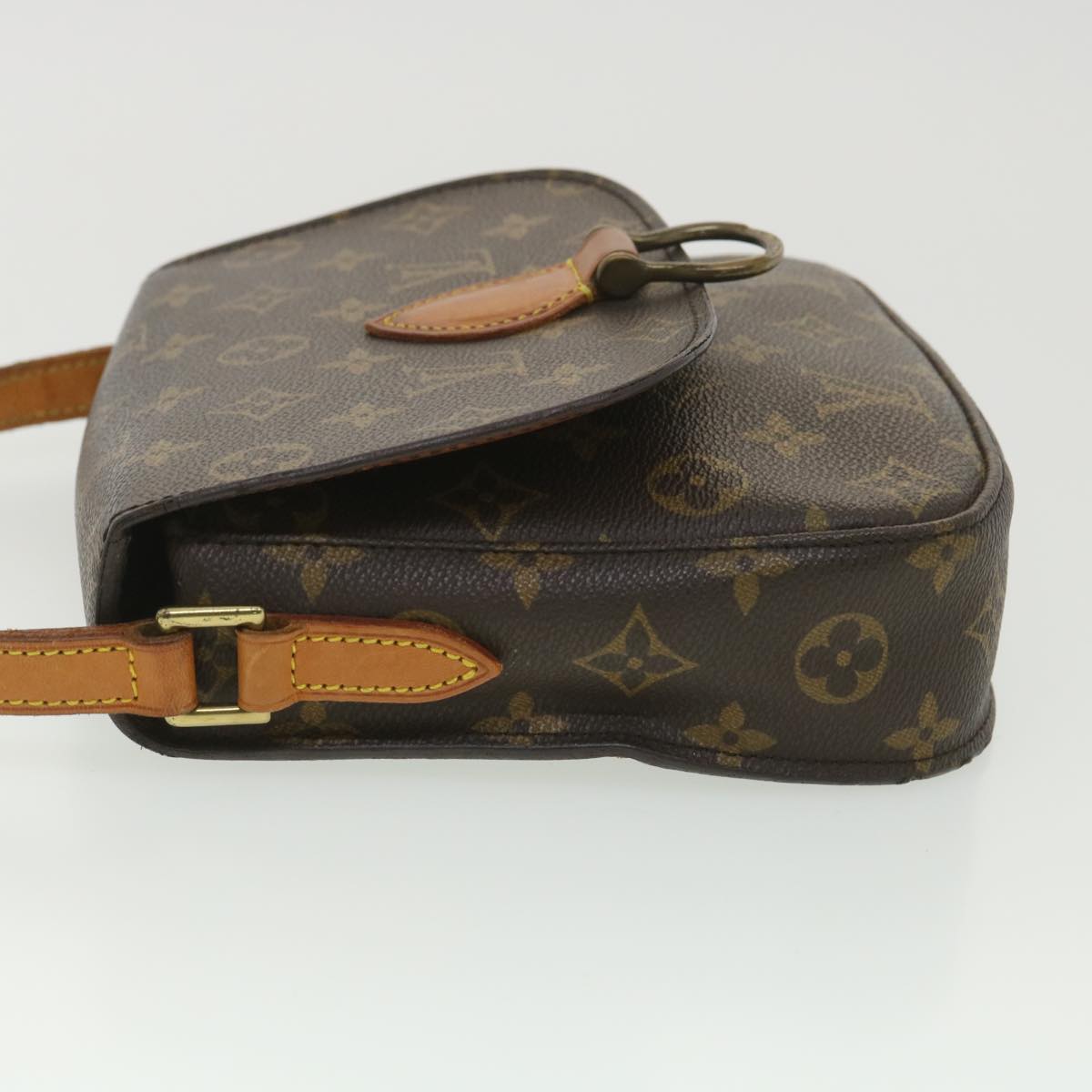 LOUIS VUITTON Monogram Saint Cloud MM Shoulder Bag M51243 LV tb544