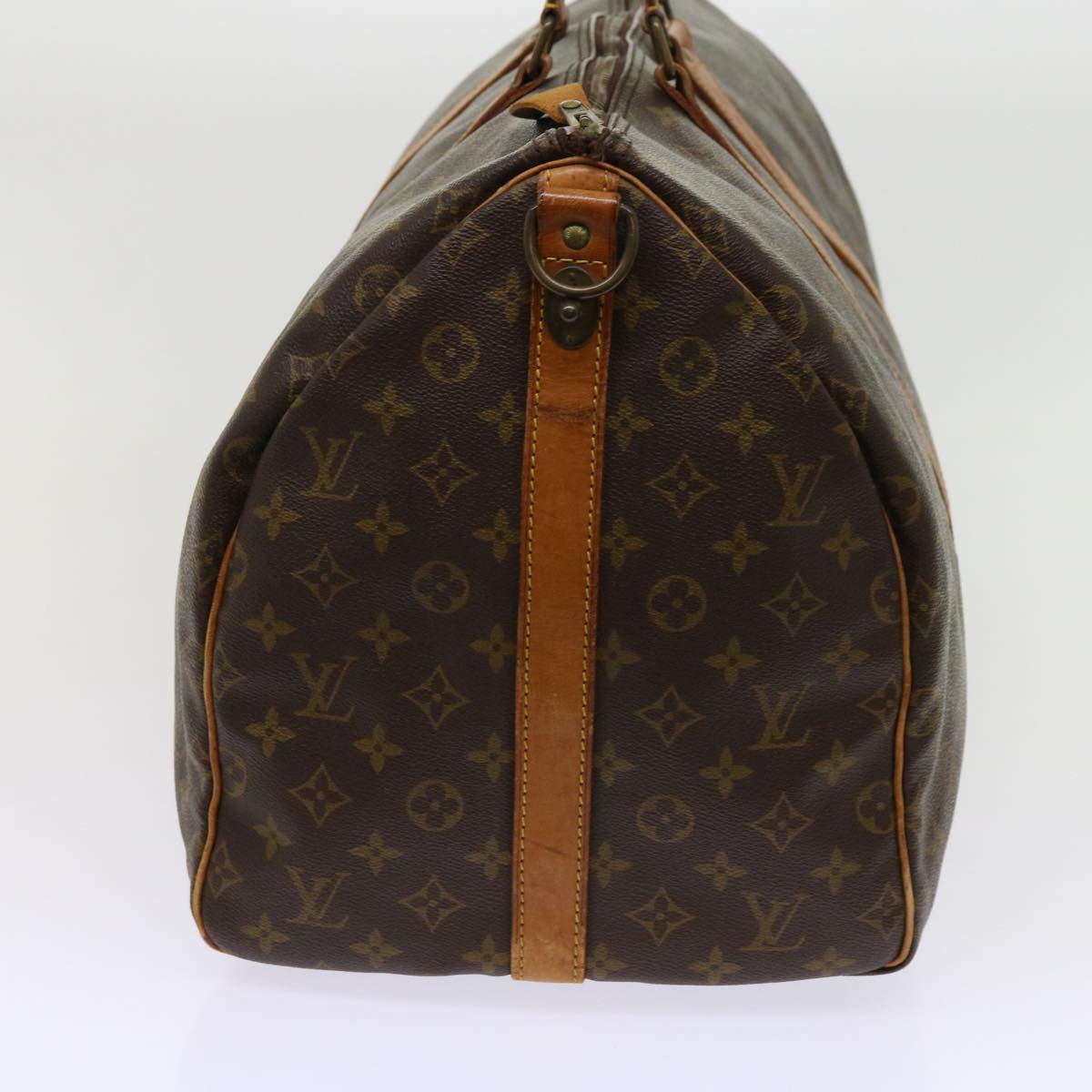 LOUIS VUITTON Monogram Keepall Bandouliere 55 Boston Bag M41414 LV tb970