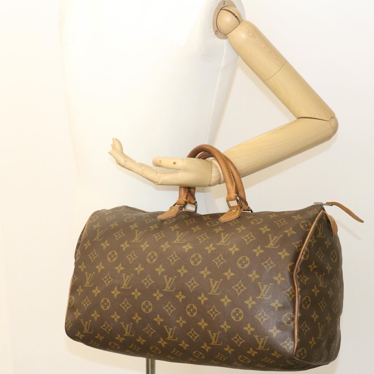LOUIS VUITTON Monogram Speedy 40 Hand Bag M41522 LV th2196