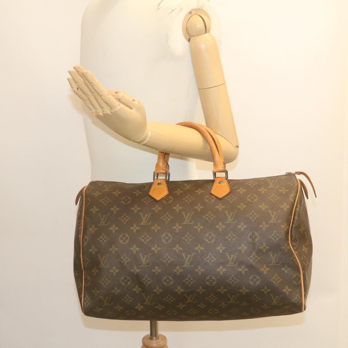 LOUIS VUITTON Monogram Speedy 40 Hand Bag M41522 LV th2455