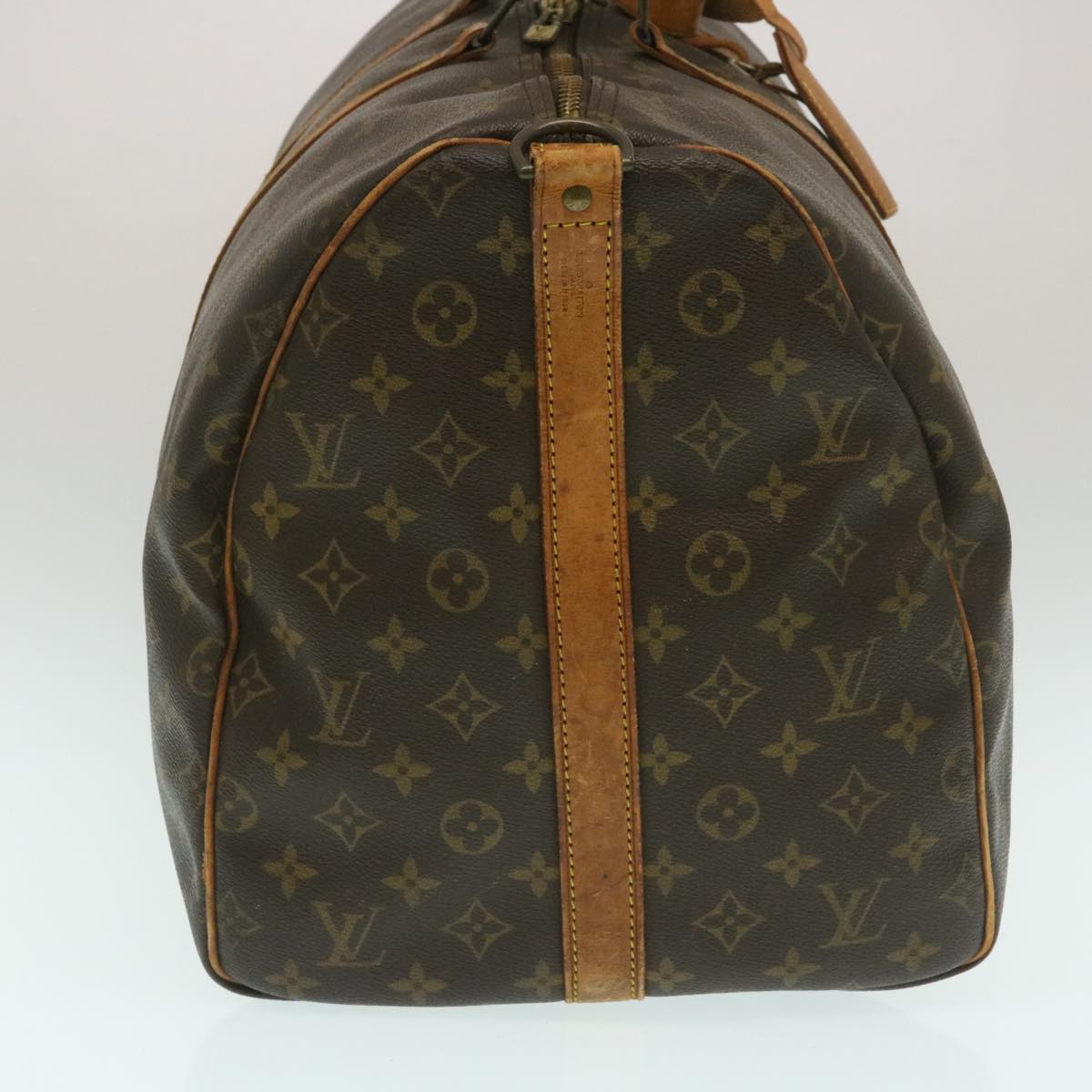 LOUIS VUITTON Monogram Keepall Bandouliere 55 Boston Bag M41414 LV th2525