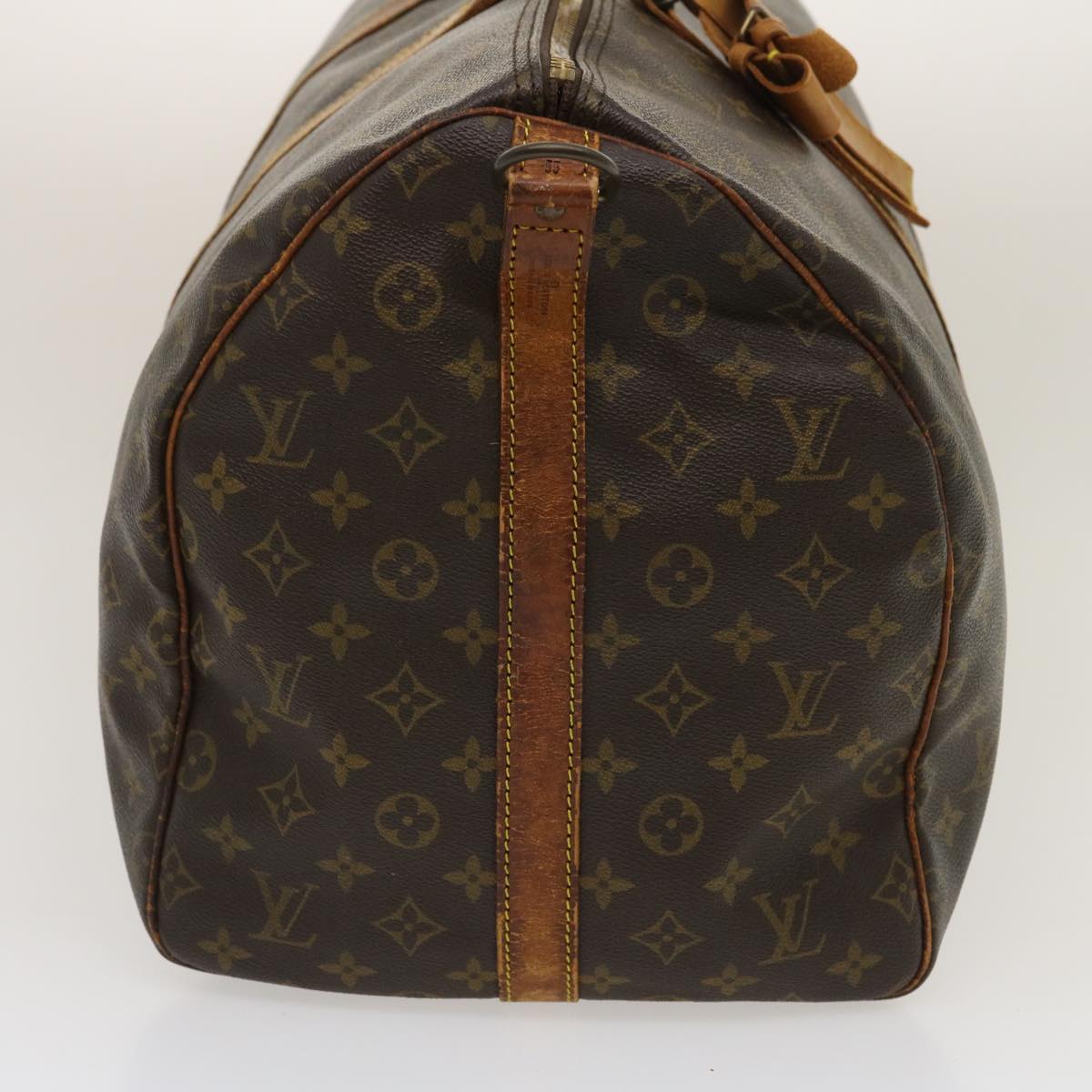 LOUIS VUITTON Monogram Keepall Bandouliere 55 Boston Bag M41414 LV th2609