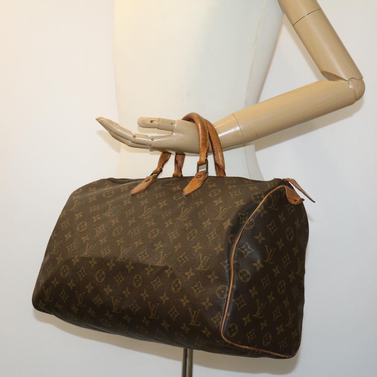 LOUIS VUITTON Monogram Speedy 40 Hand Bag M41522 LV th2782
