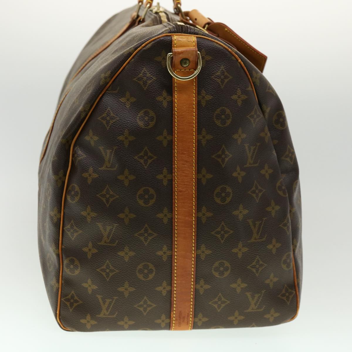 LOUIS VUITTON Monogram Keepall Bandouliere 60 Boston Bag M41412 LV th2831