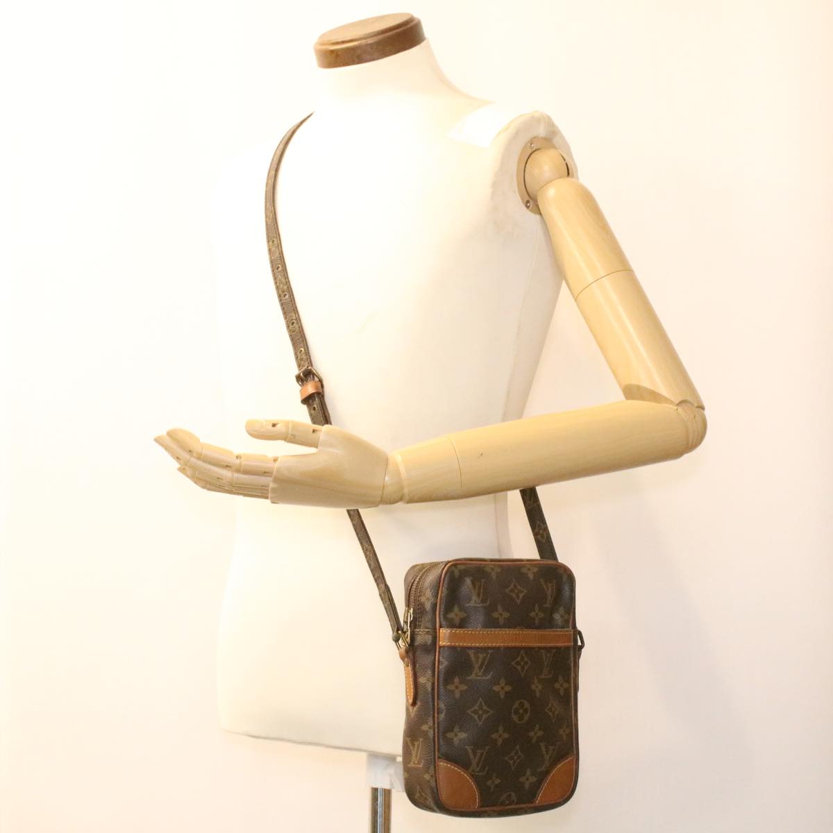 LOUIS VUITTON Monogram Danube Shoulder Bag M45266 LV th3200