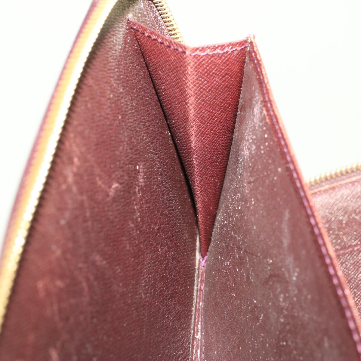 LOUIS VUITTON Taiga Organizer Atoll Travel Case Acajou M30656 LV th3690