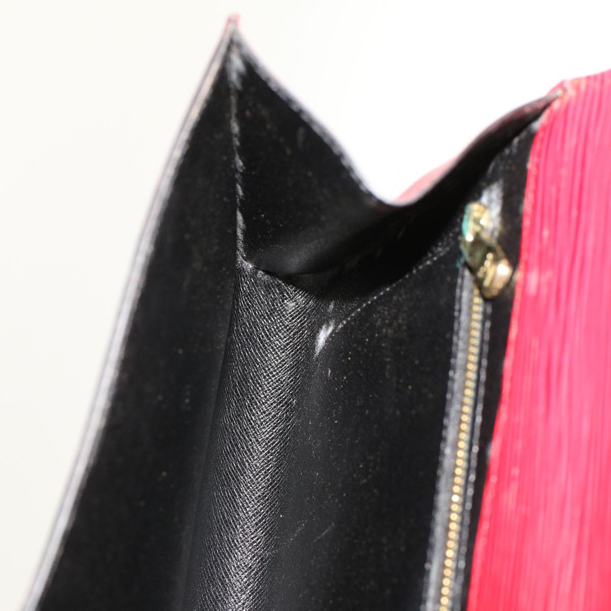 LOUIS VUITTON Epi Art Deco Clutch Bag Red M52637 LV th3723
