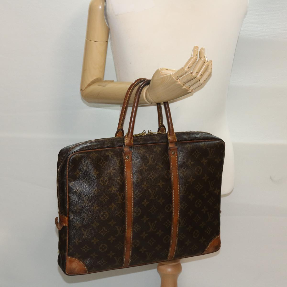 LOUIS VUITTON Monogram Porte Documents Voyage Business Bag M53361 LV th3747