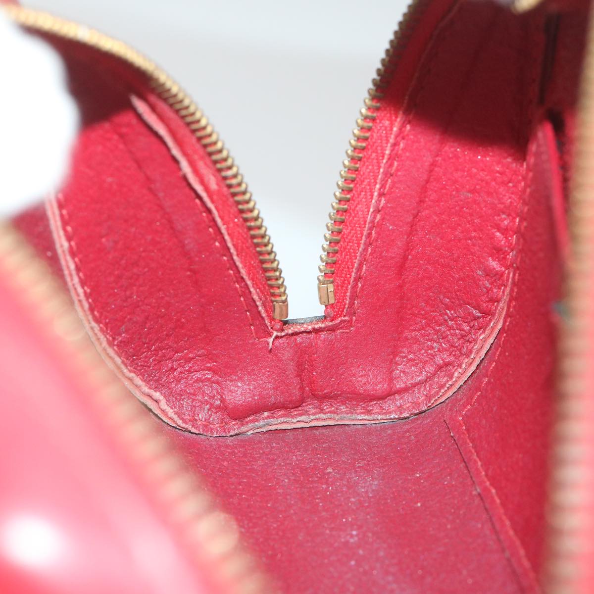 LOUIS VUITTON Epi Dauphine PM Pouch Red M48447 LV th4216