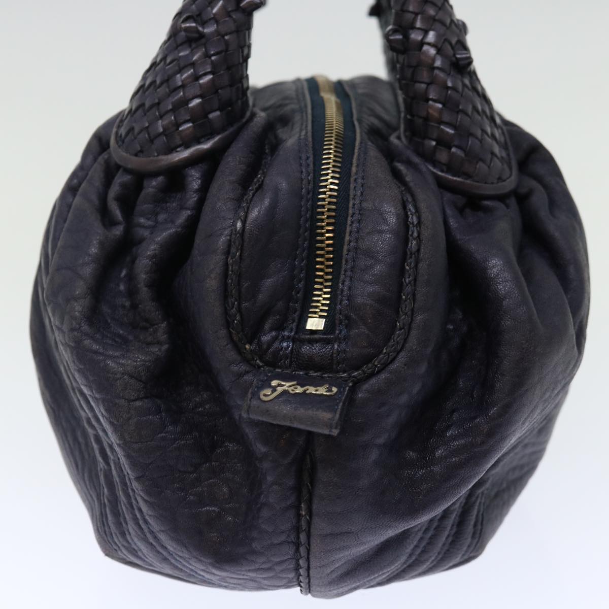 Luxury Fendi Spy bag Hand Bag Leather Purpleth4808