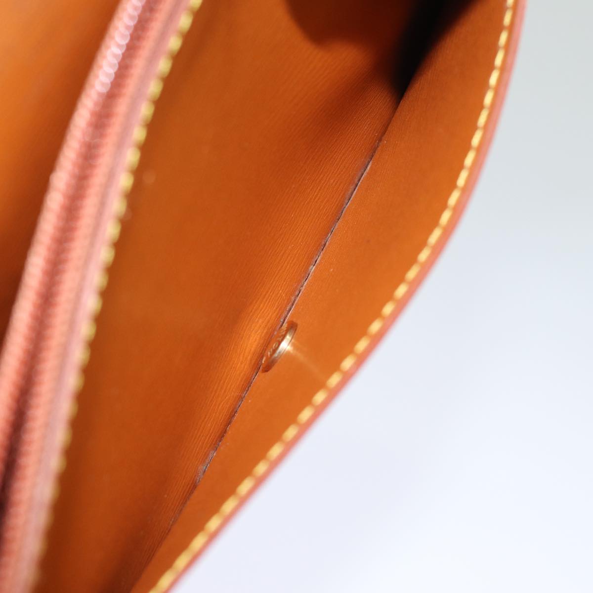 LOUIS VUITTON Epi Tilsitt Pouch Brown M52603 LV th5122