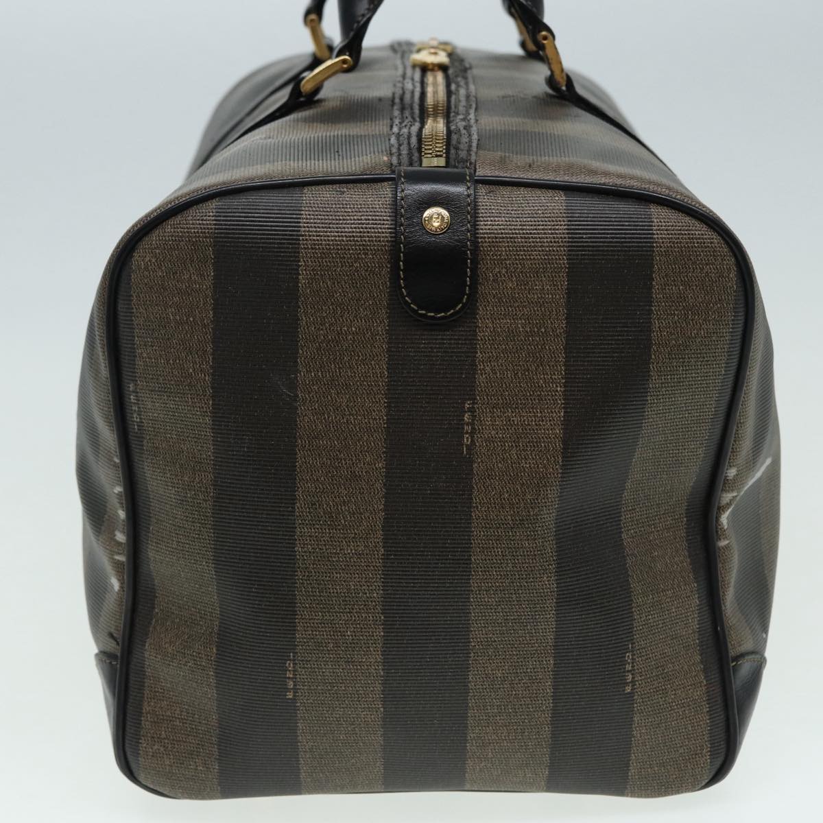Luxury Fendi Pecan Canvas Boston Bag Brown Blackth5173