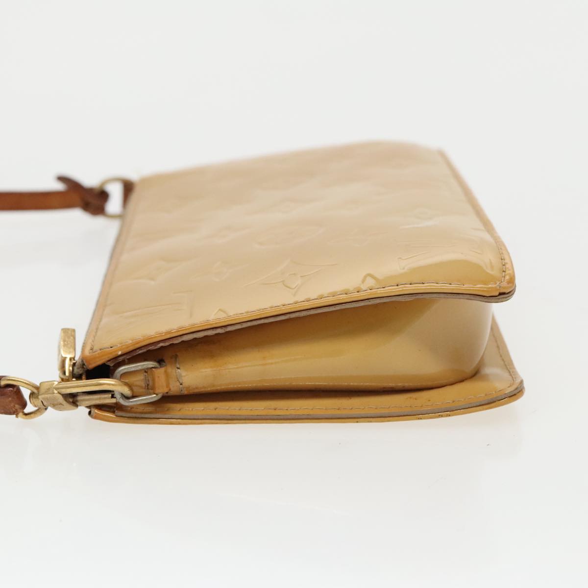 LOUIS VUITTON Monogram Vernis Lexington Accessory Pouch Beige M91010 th5369