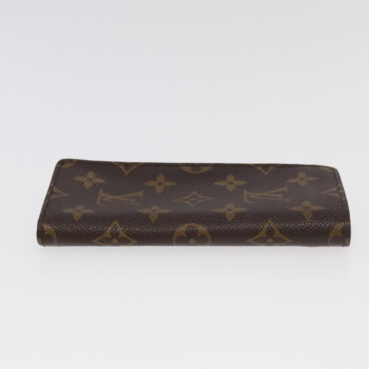 LOUIS VUITTON Monogram Etui Lunette Simple Glasses Case M62962 LV th5409