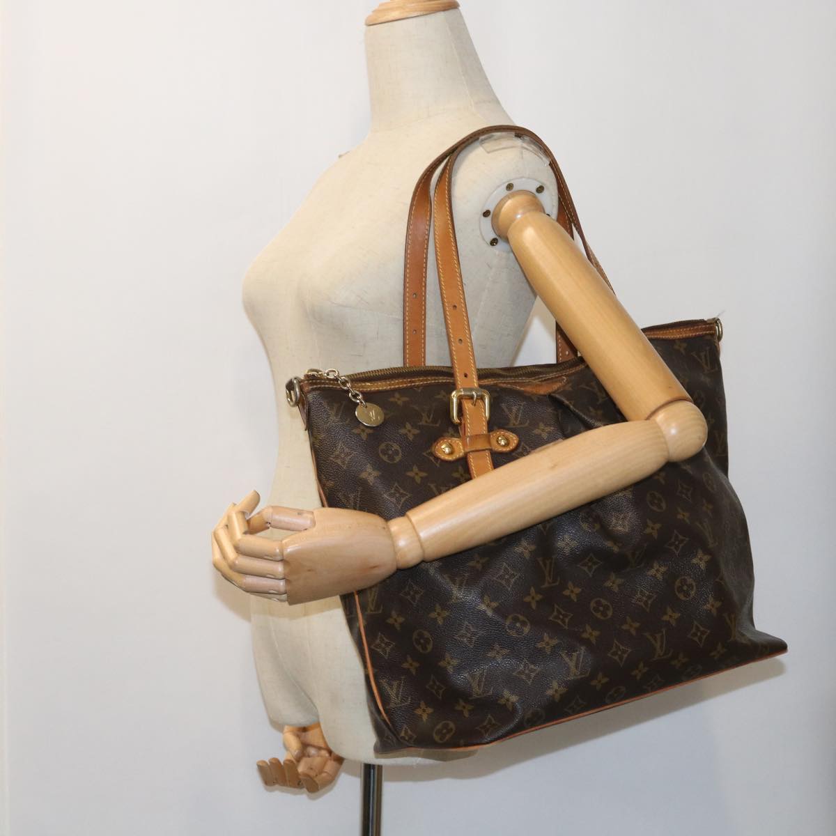 LOUIS VUITTON Monogram Palermo GM Tote Bag M40146 LV bs1119
