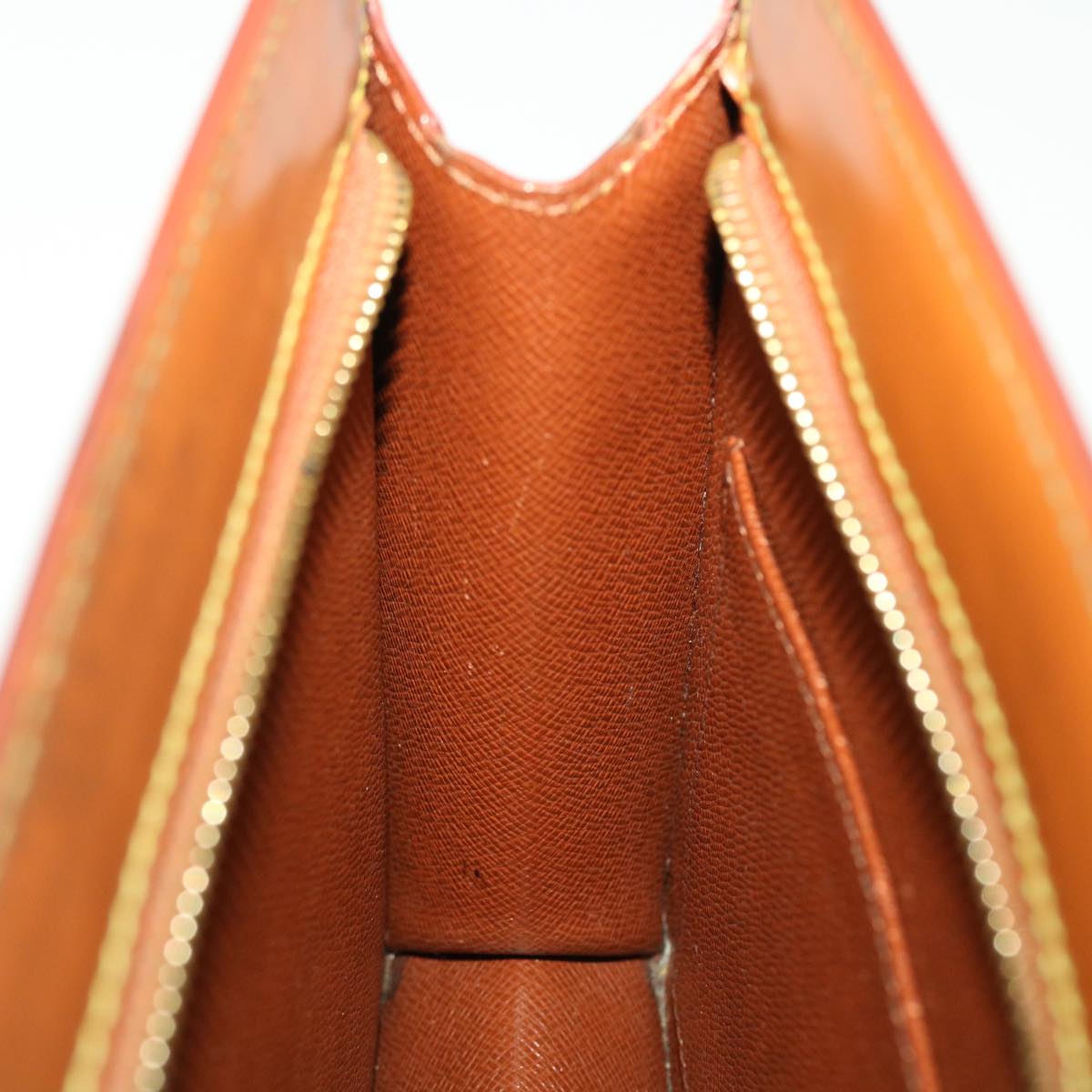 LOUIS VUITTON Epi Pochette Homme Clutch Bag Brown M52528 LV ti1154