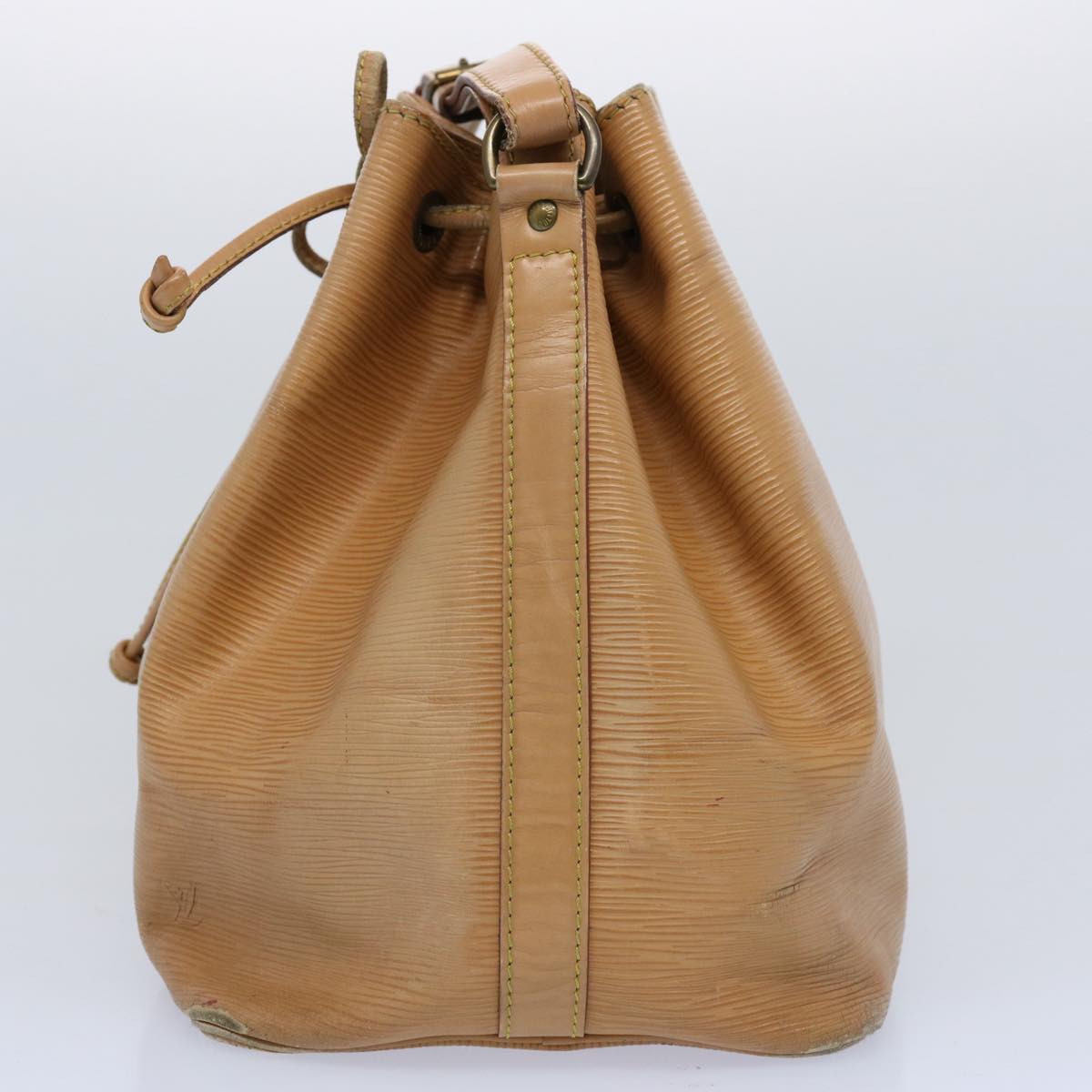 LOUIS VUITTON Epi Petit Noe Shoulder Bag Beige M44106 LV ti1406
