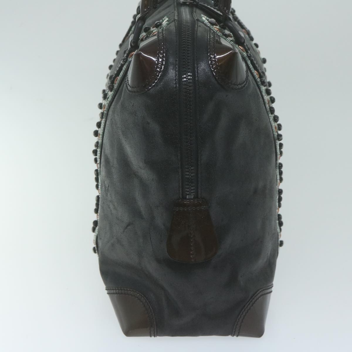 Luxury FendiHand Bag Coated Canvas Blackti1509