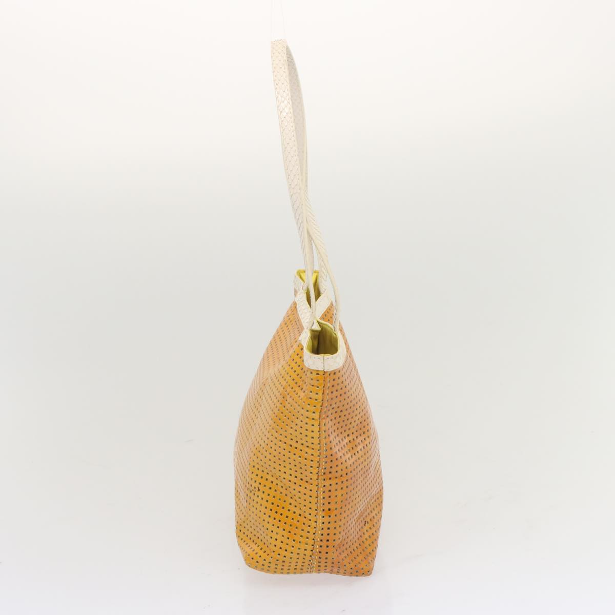 Luxury FendiTote Bag Patent leather Yellowti1601