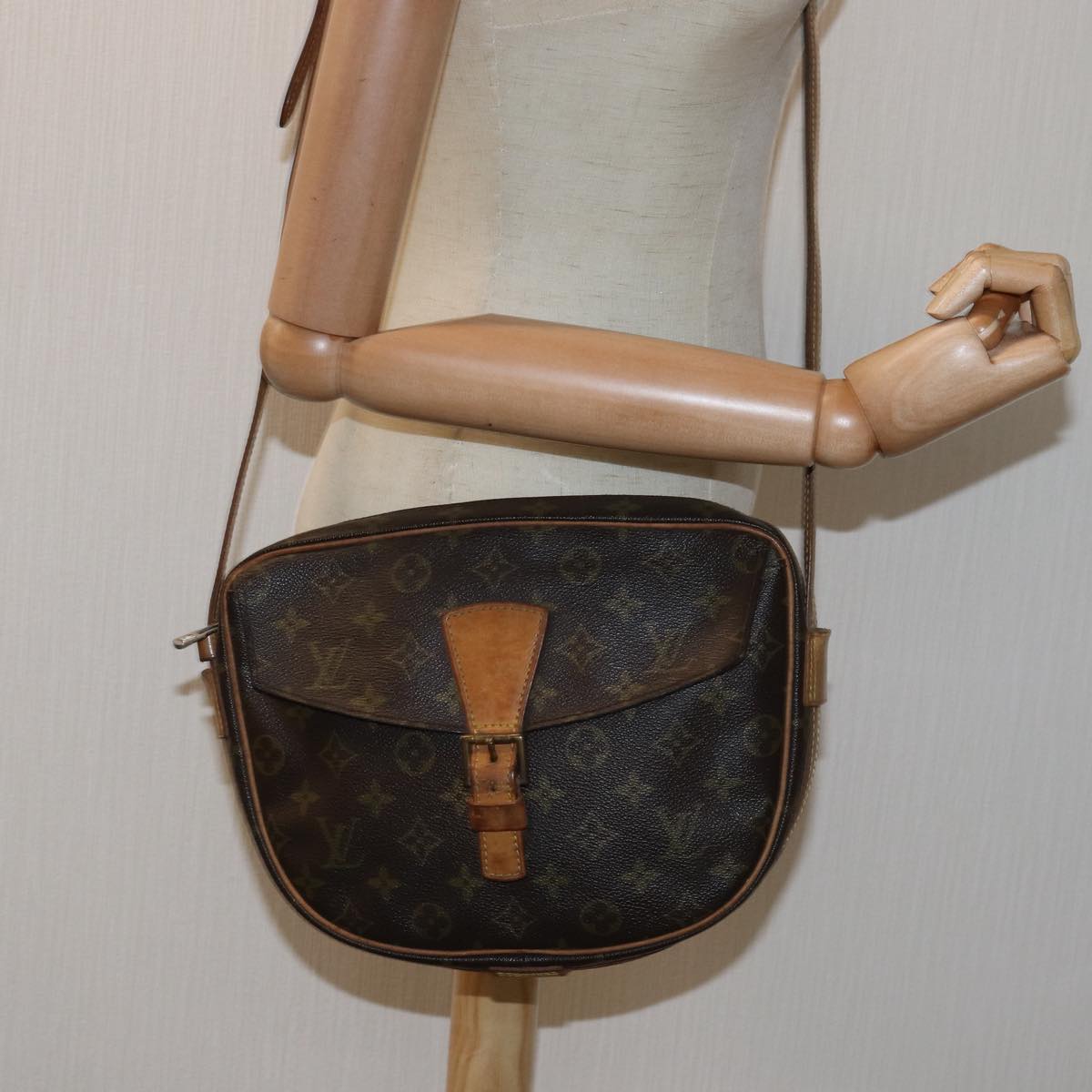 LOUIS VUITTON Monogram Jeune Fille GM Shoulder Bag M51225 LV ti1720