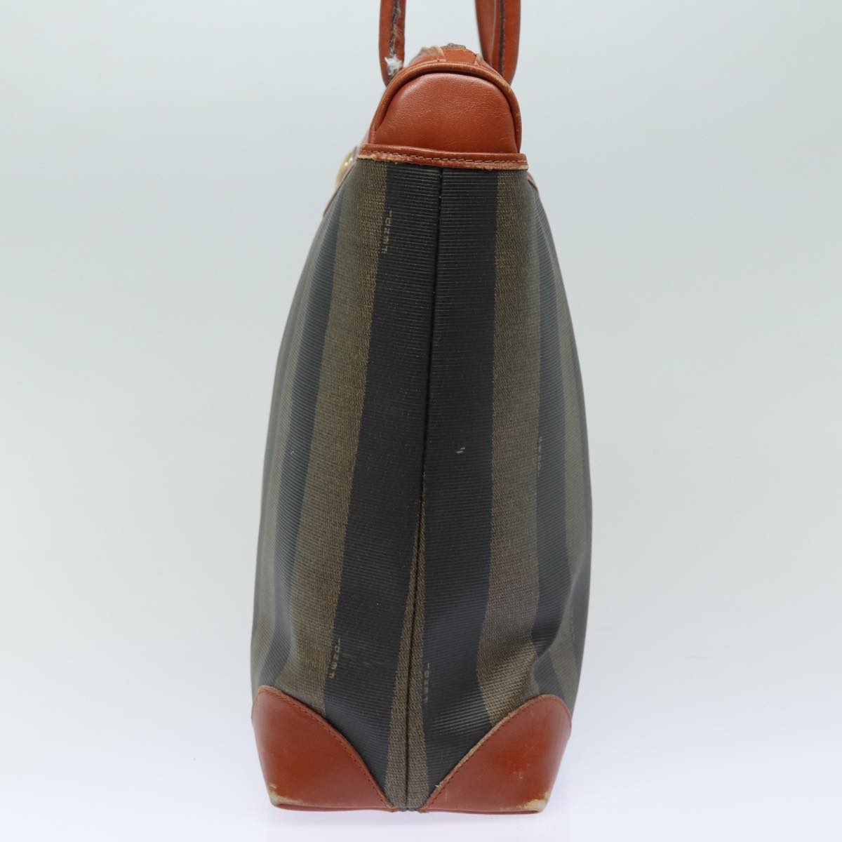 Luxury Fendi Pecan Canvas Hand Bag Brown Blackti1896