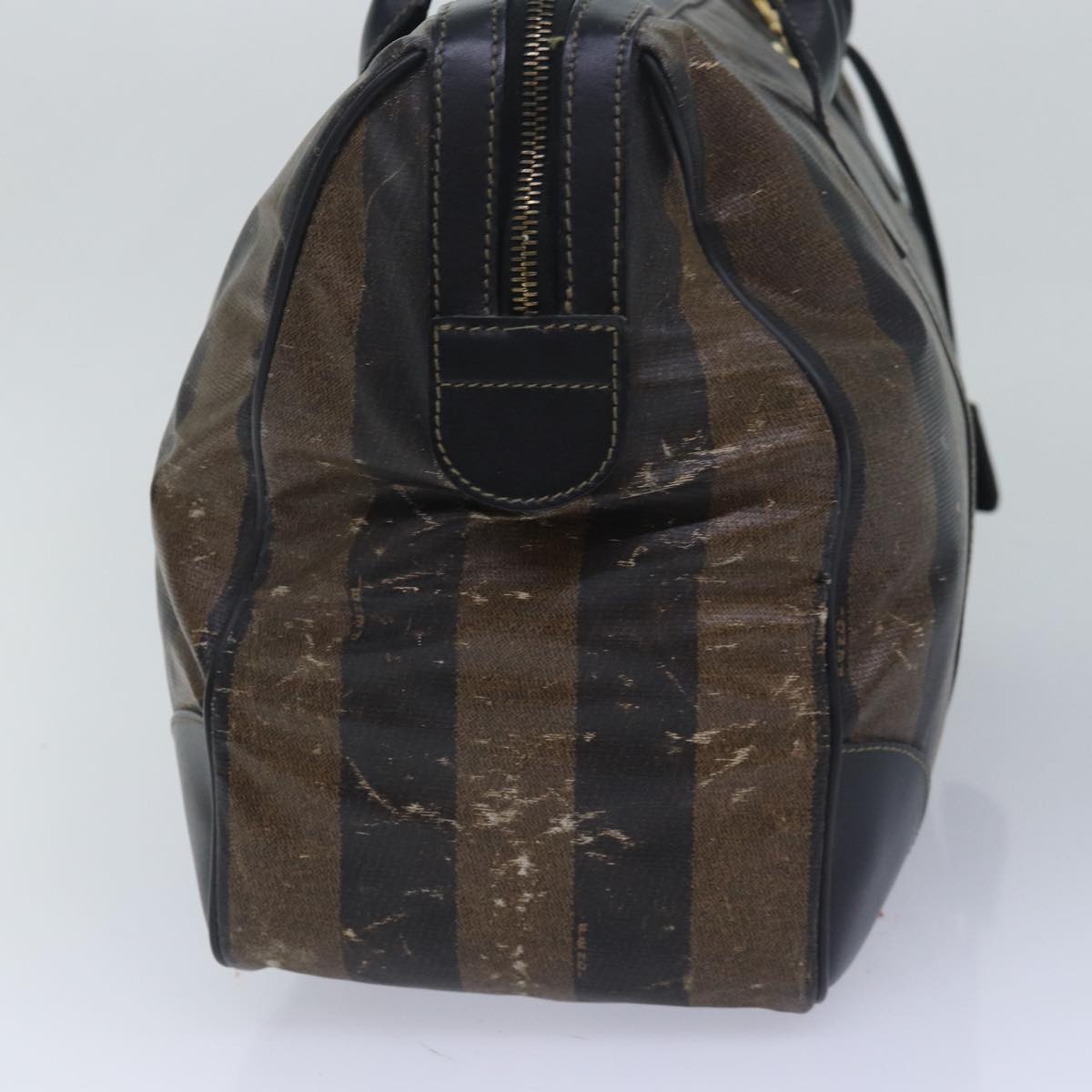 Luxury Fendi Pecan Canvas Hand Bag Brown Beigeti1897