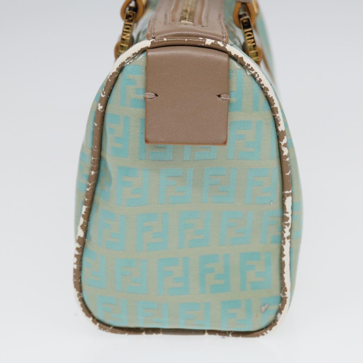 Luxury Fendi Hand Bag Enamel Peppermint Goldti1934
