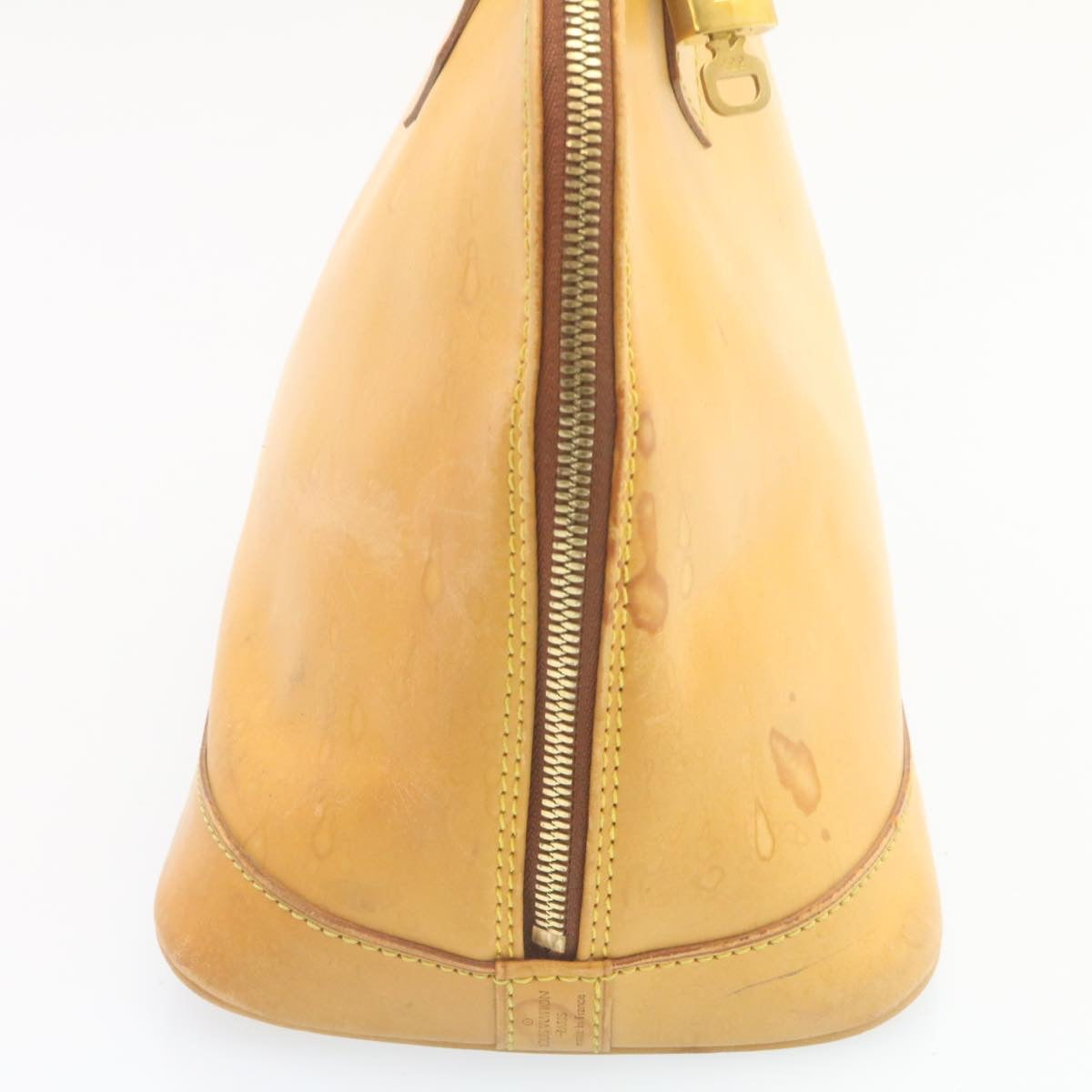 LOUIS VUITTON Nomad Leather Alma Hand Bag Camel M85394 LV tp114
