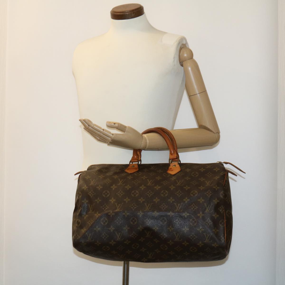 LOUIS VUITTON Monogram Speedy 40 Hand Bag M41522 LV tp275