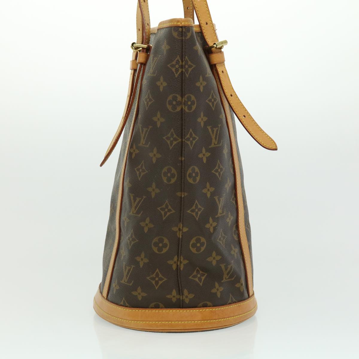 LOUIS VUITTON Monogram Bucket GM Shoulder Bag M42236 LV tp345