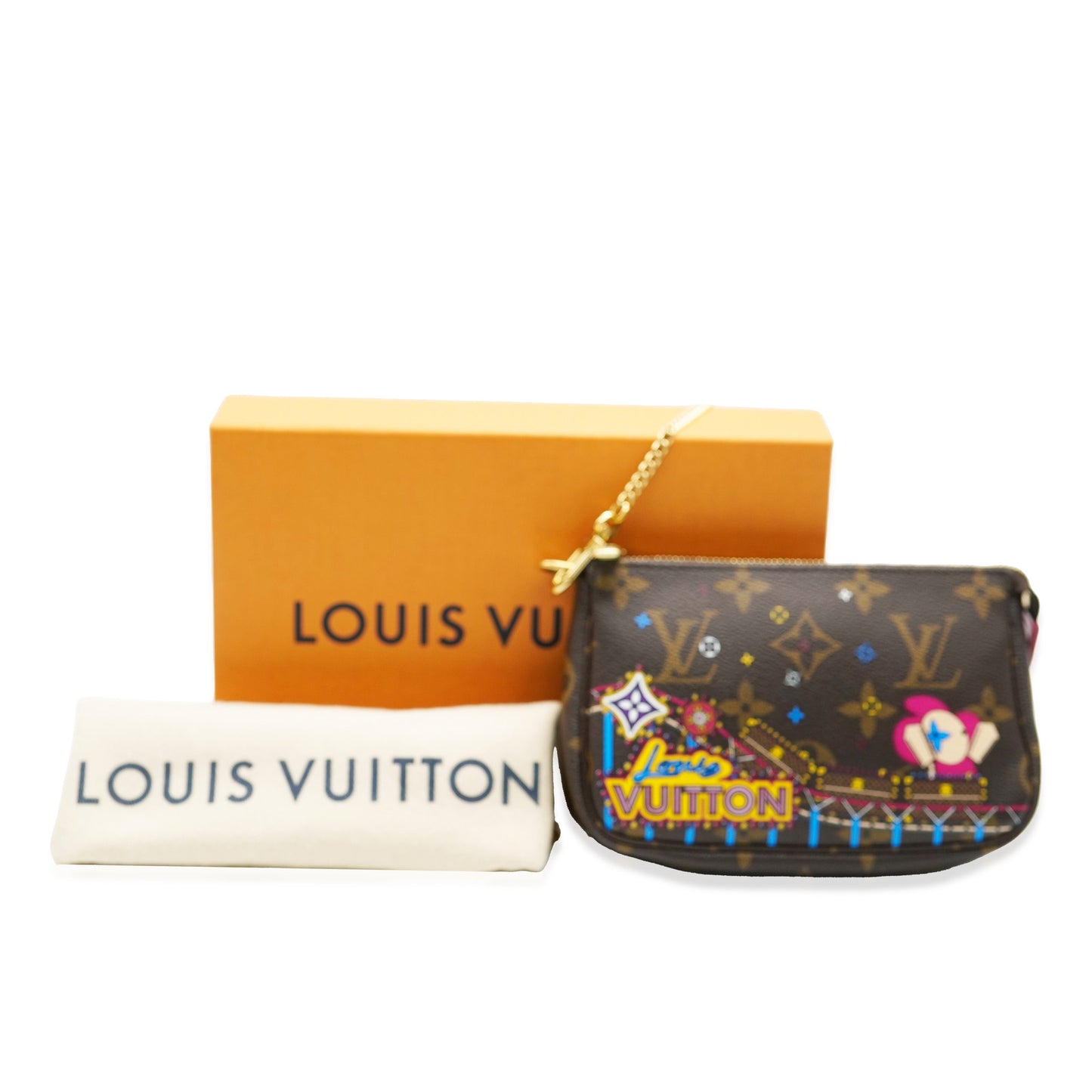 Louis Vuitton Monogram Canvas Christmas Animation Mini Pochette Accessoires