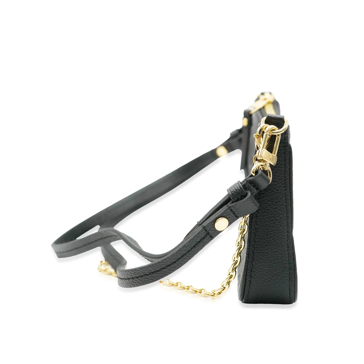 Louis Vuitton Black Monogram Empreinte Easy Pouch On Strap