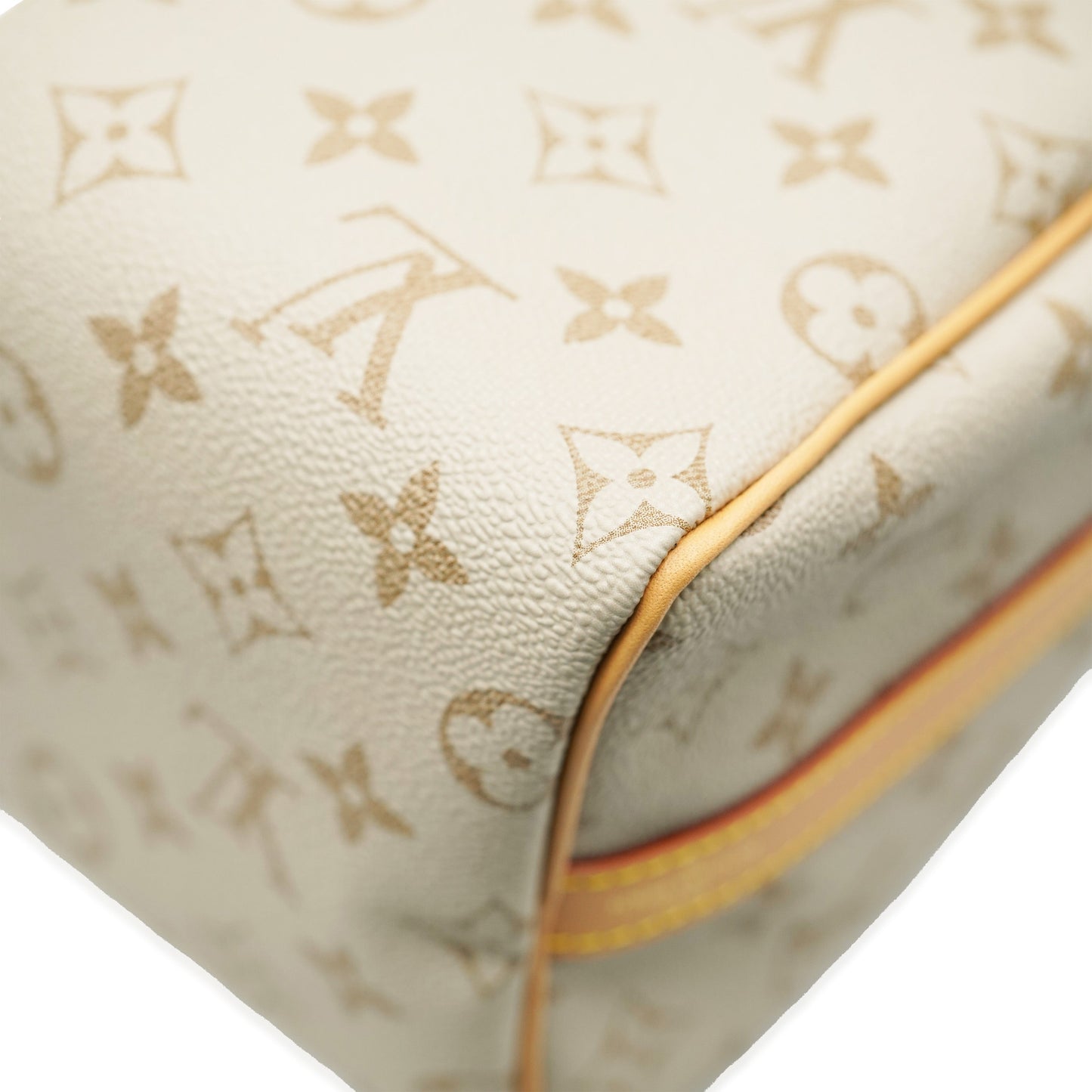 Louis Vuitton Beige Ocher Monopaname Canvas Speedy Bandouliere 25
