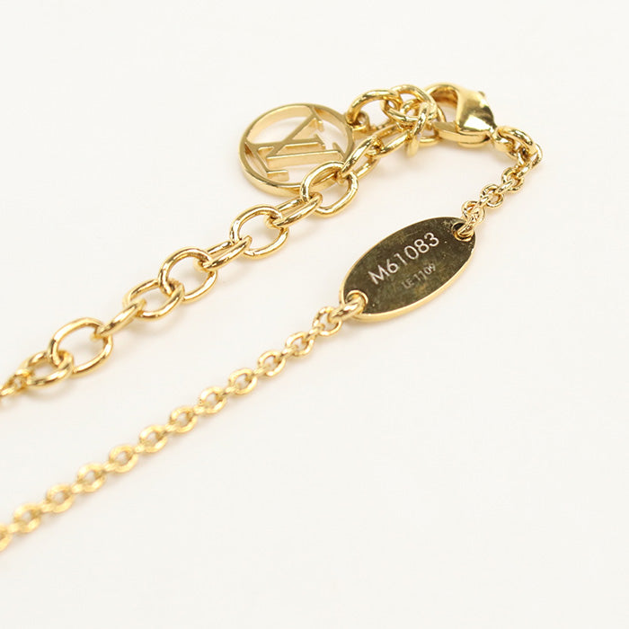 LOUIS VUITTON LV80924 Necklace ・ Essential V Necklace metal gold Women