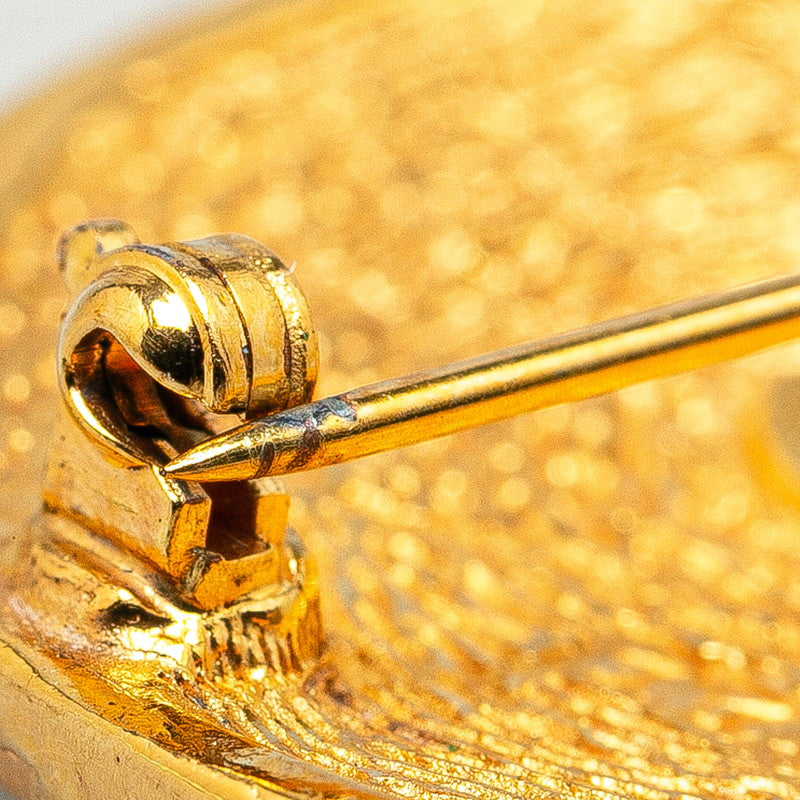 Chanel Cambon Gold Plated Brooch