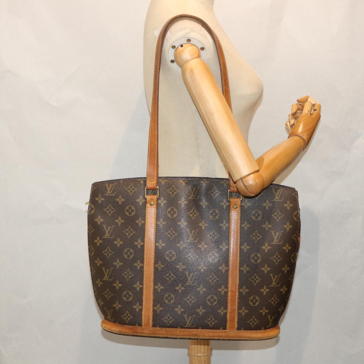 LOUIS VUITTON Monogram Babylone Tote Bag M51102 LV yb379