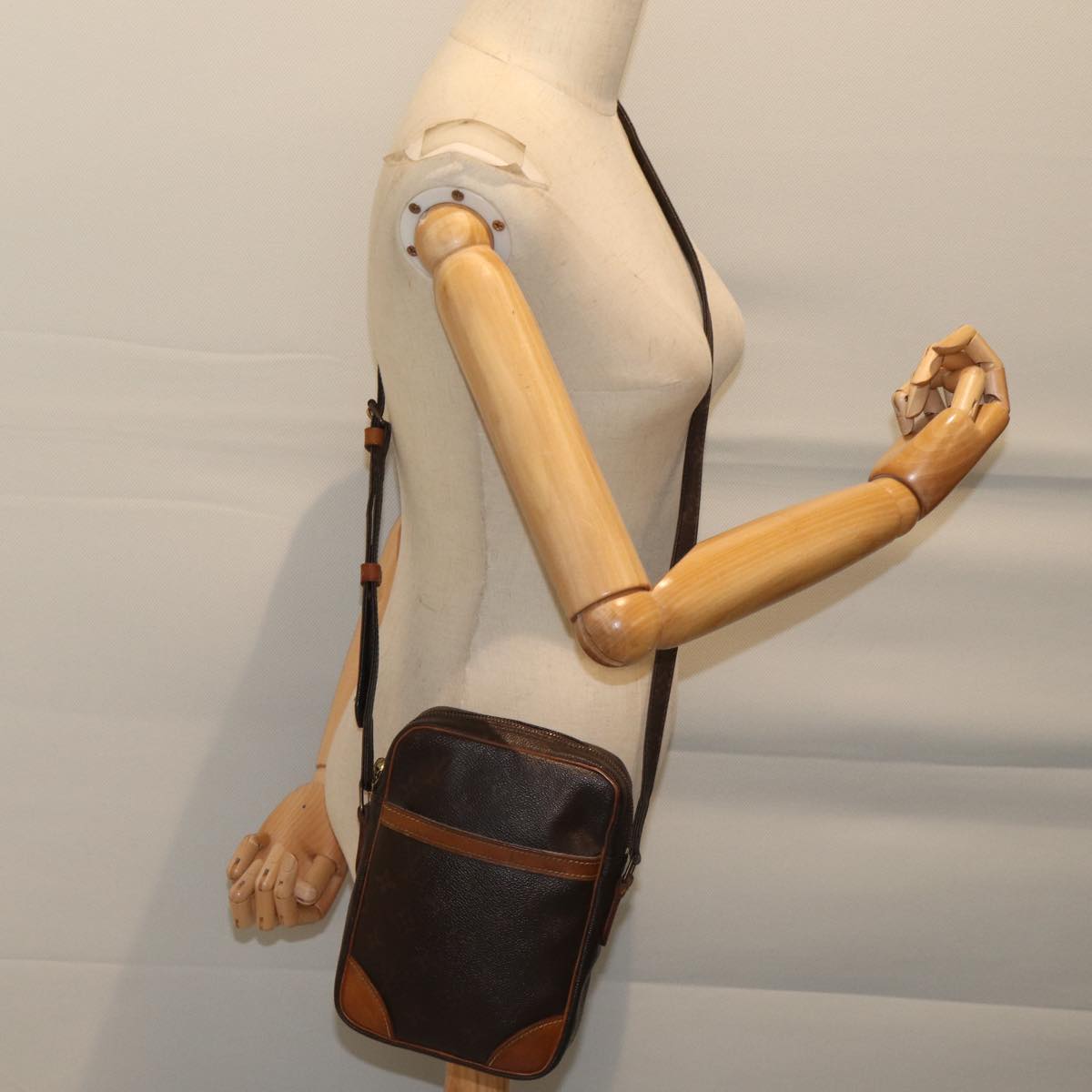 LOUIS VUITTON Monogram Danube Shoulder Bag M45266 LV yb546