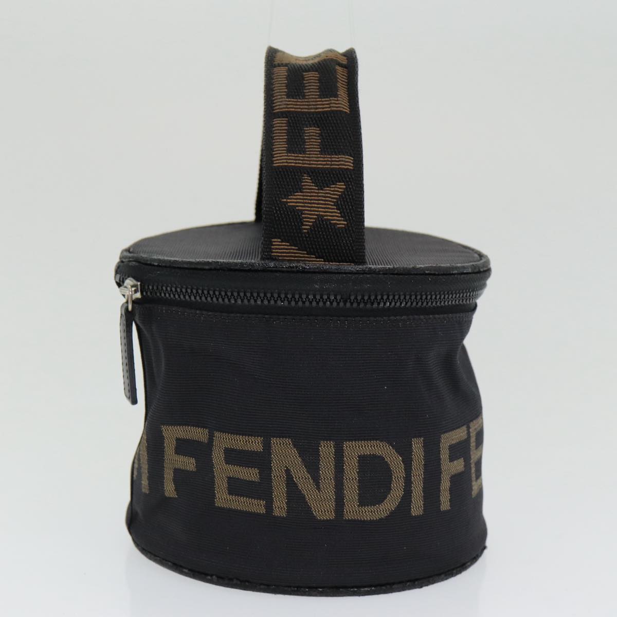 Luxury Fendi Hand Bag Canvas Brown Blackyb646