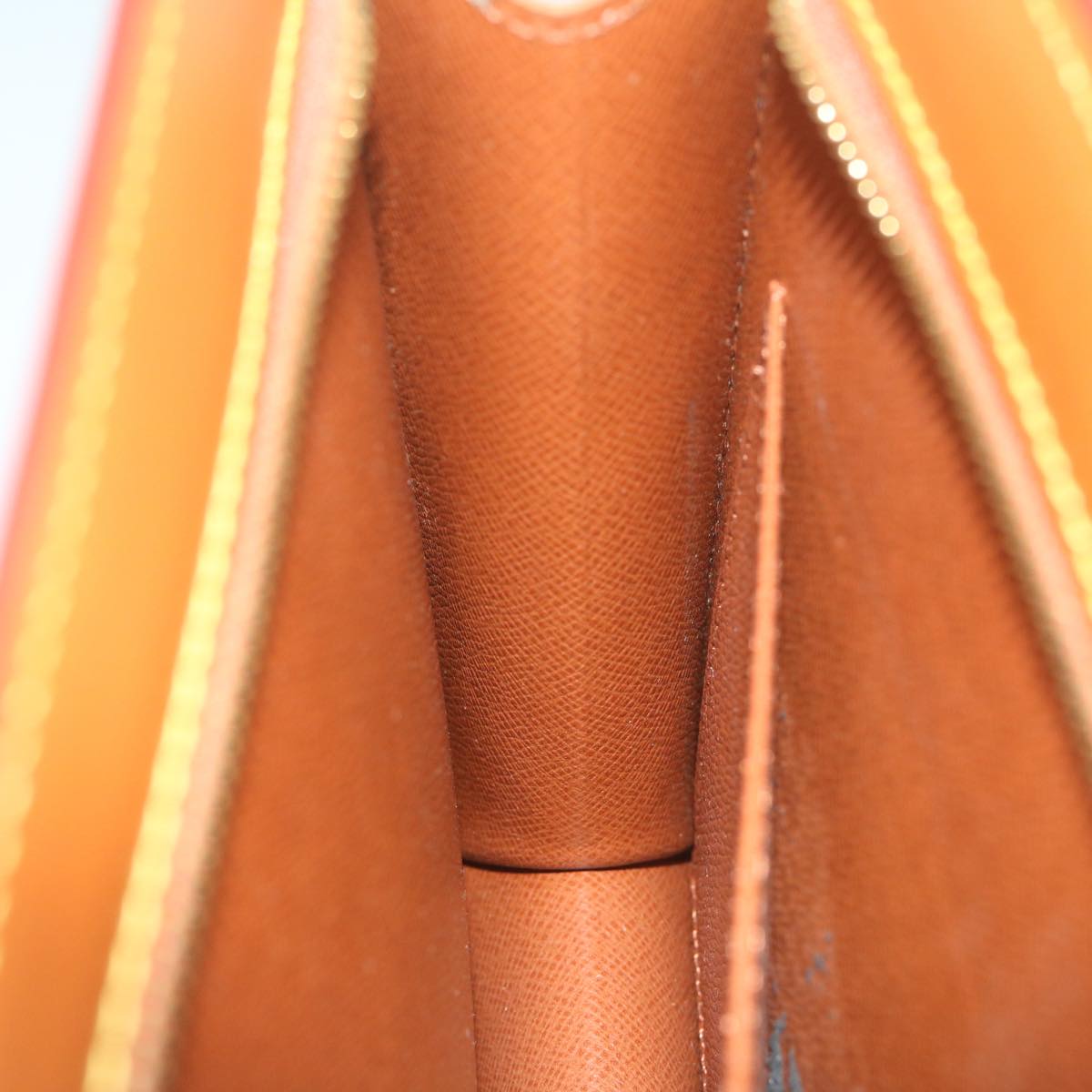 LOUIS VUITTON Epi Pochette Homme Clutch Bag Zipang gold M52528 LV yk10111