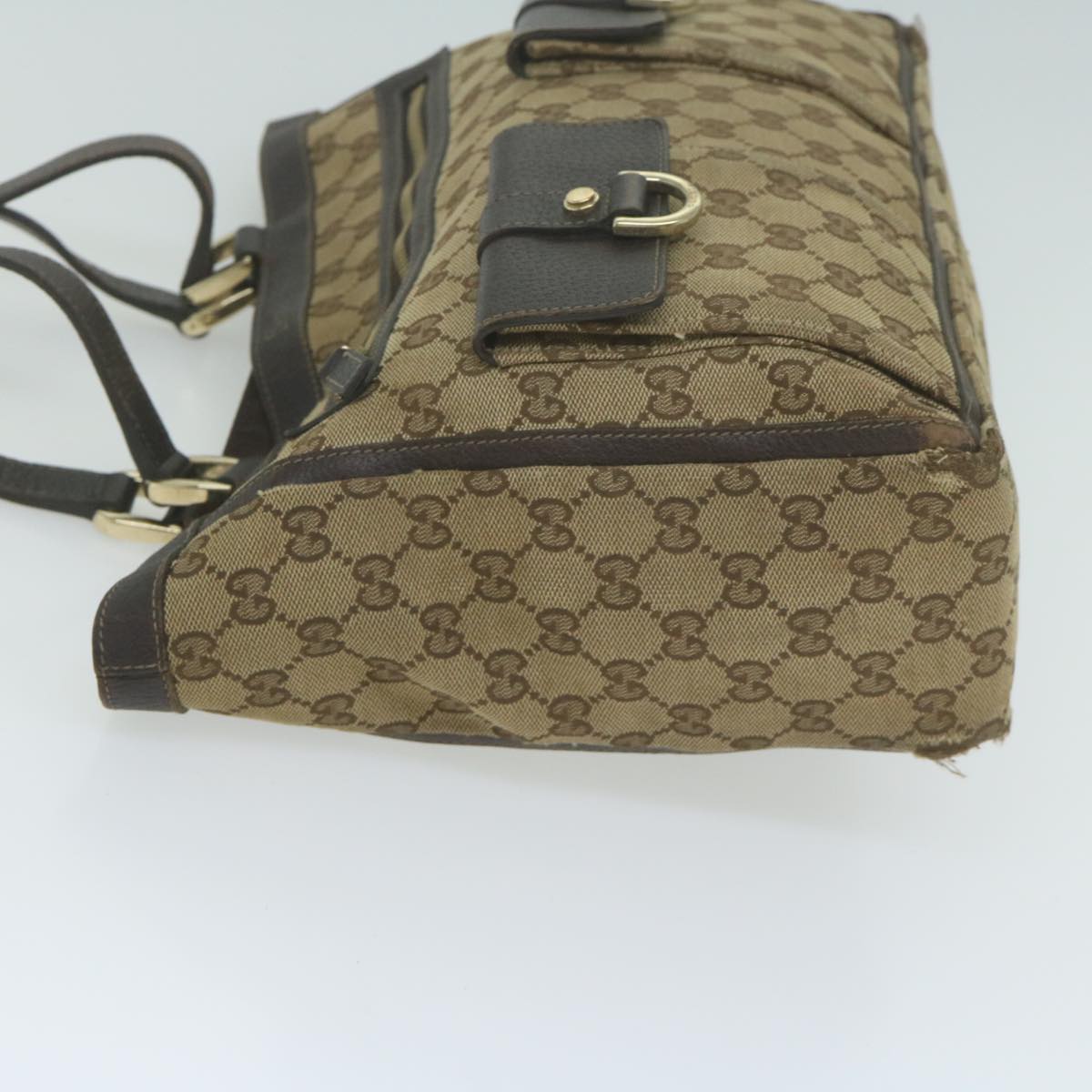 GUCCI GG Canvas Abbey Tote Bag Beige 146247 10160
