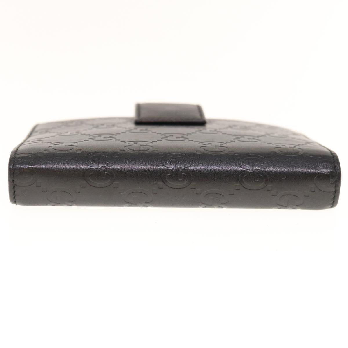 GUCCI GG Canvas Day Planner Cover Leather Black 10286